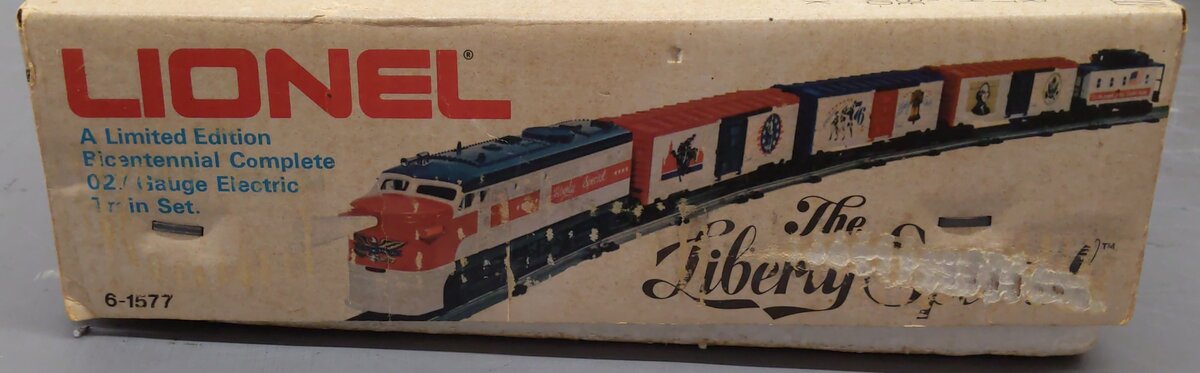 Lionel 6-1577 O Gauge The Liberty Special Bicentennial Set EX/Box