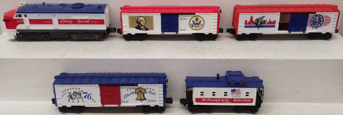 Lionel 6-1577 O Gauge The Liberty Special Bicentennial Set EX/Box