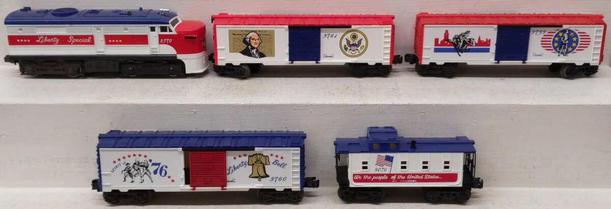 Lionel 6-1577 O Gauge The Liberty Special Bicentennial Set EX/Box