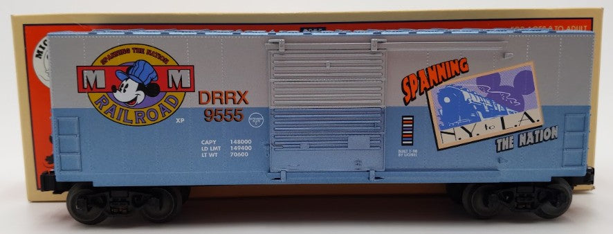 Lionel 6-29205 Mickey Mouse Railroad Hi-Cube Boxcar #9555 EX/Box