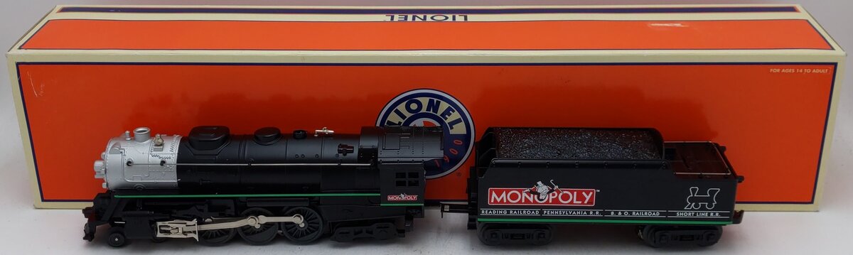Lionel 6-38678 Monopoly Hudson Jr. Steam Locomotive EX/Box