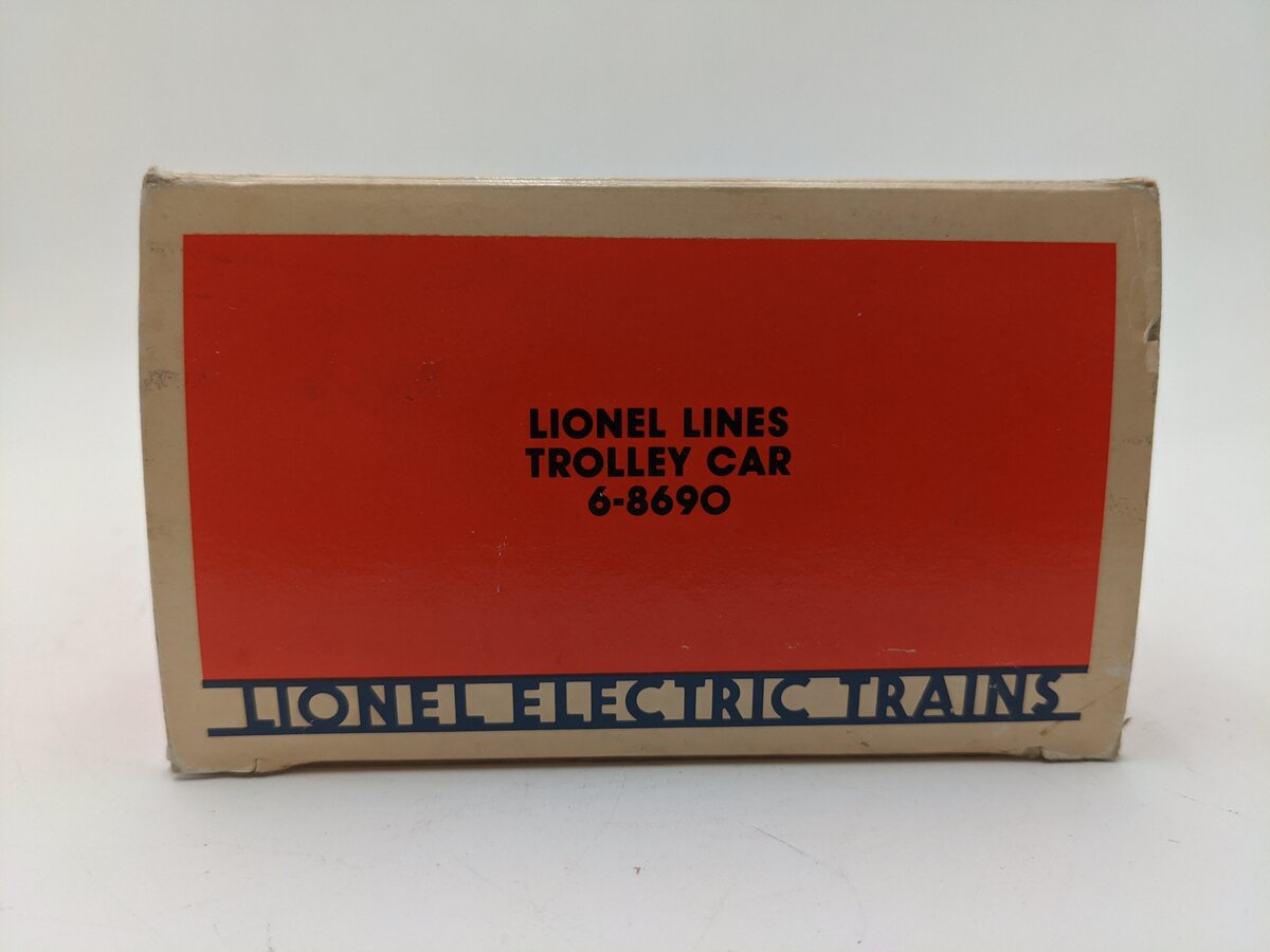Lionel 6-8690 O Gauge Lionel Lines Trolley Car #8690 VG/Box