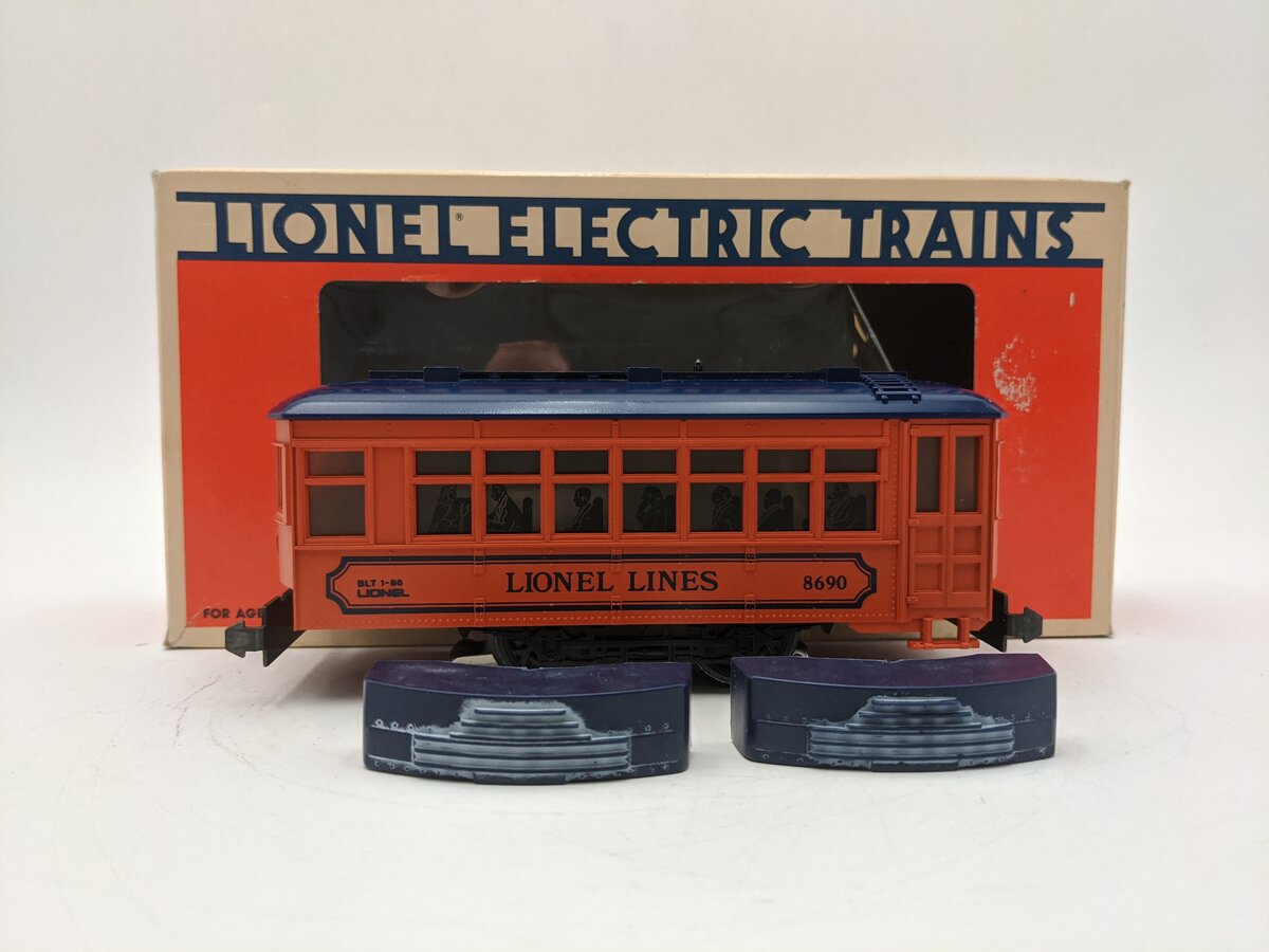 Lionel 6-8690 O Gauge Lionel Lines Trolley Car #8690 VG/Box