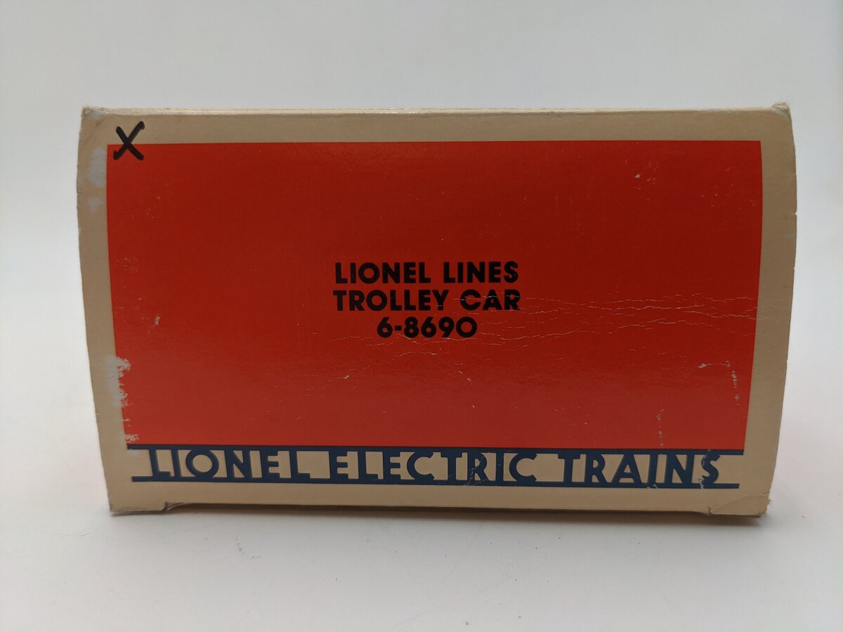 Lionel 6-8690 O Gauge Lionel Lines Trolley Car #8690 VG/Box