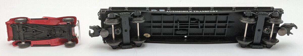 MTH 30-4146B Auto Transportation Co. Flatcar w/Pickup VG/Box