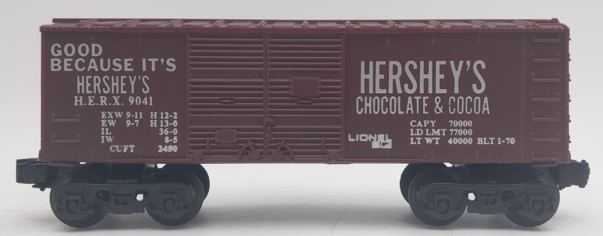 Lionel 6-9041 O Gauge Hershey's Chocolate Boxcar #9041 EX/Box