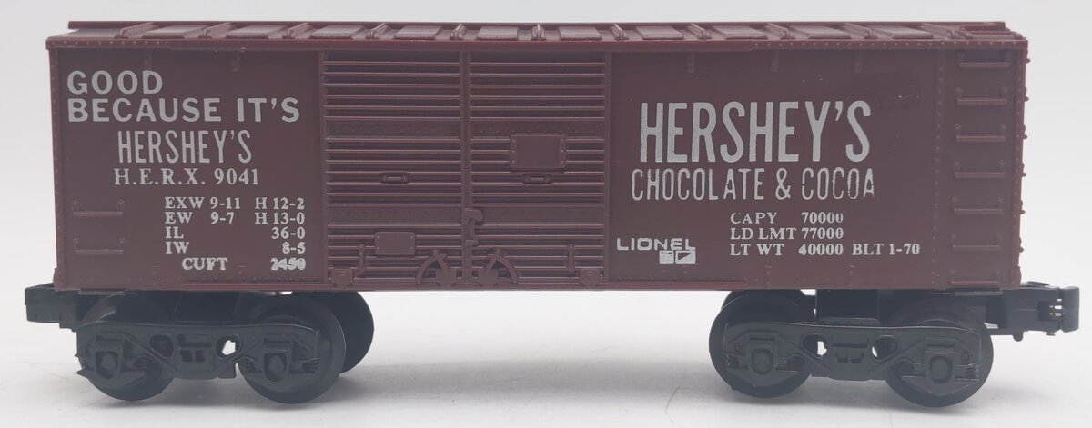 Lionel 6-9041 O Gauge Hershey's Chocolate Boxcar #9041 EX/Box