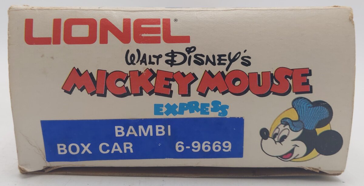 Lionel 6-9669 O Gauge Disney Bambi Hi-Cube Boxcar #9669 EX/Box