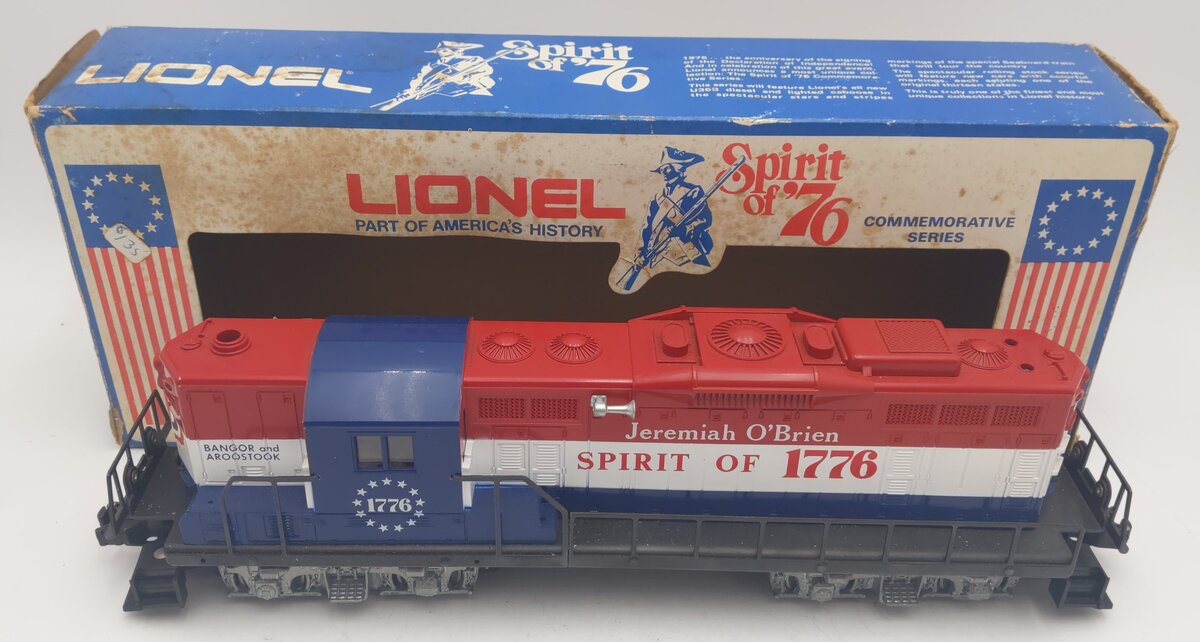 Lionel 6-1776 O Gauge Spirit of 76 GP-9 Diesel Locomotive EX/Box