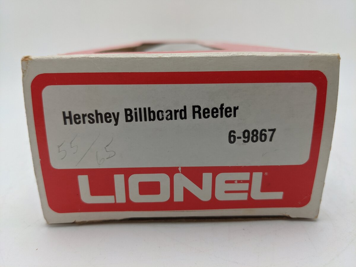 Lionel 6-9867 O Gauge Hershey's Chocolate Billboard Reefer Car #9867 EX/Box
