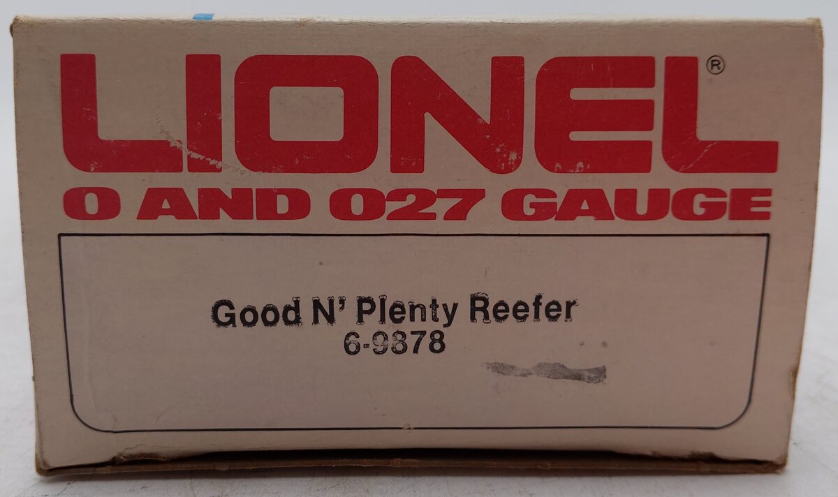 Lionel 6-9878 O Gauge Good & Plenty Billboard Reefer Car EX/Box