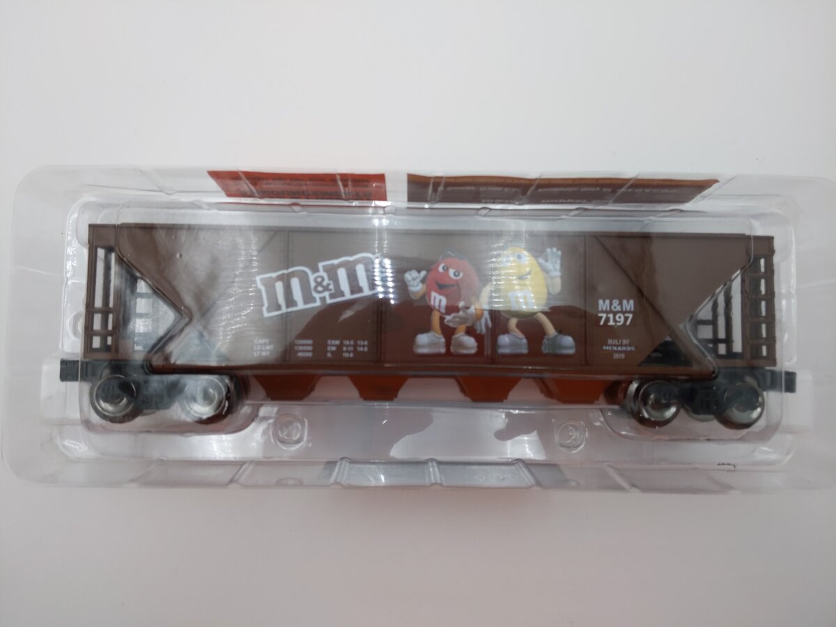 Menards 279-4595 O Gauge M&M's Hopper Car #7197 MT/Box
