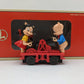 Lionel 6-18434 O Gauge Porky & Petunia Operating Handcar EX/Box