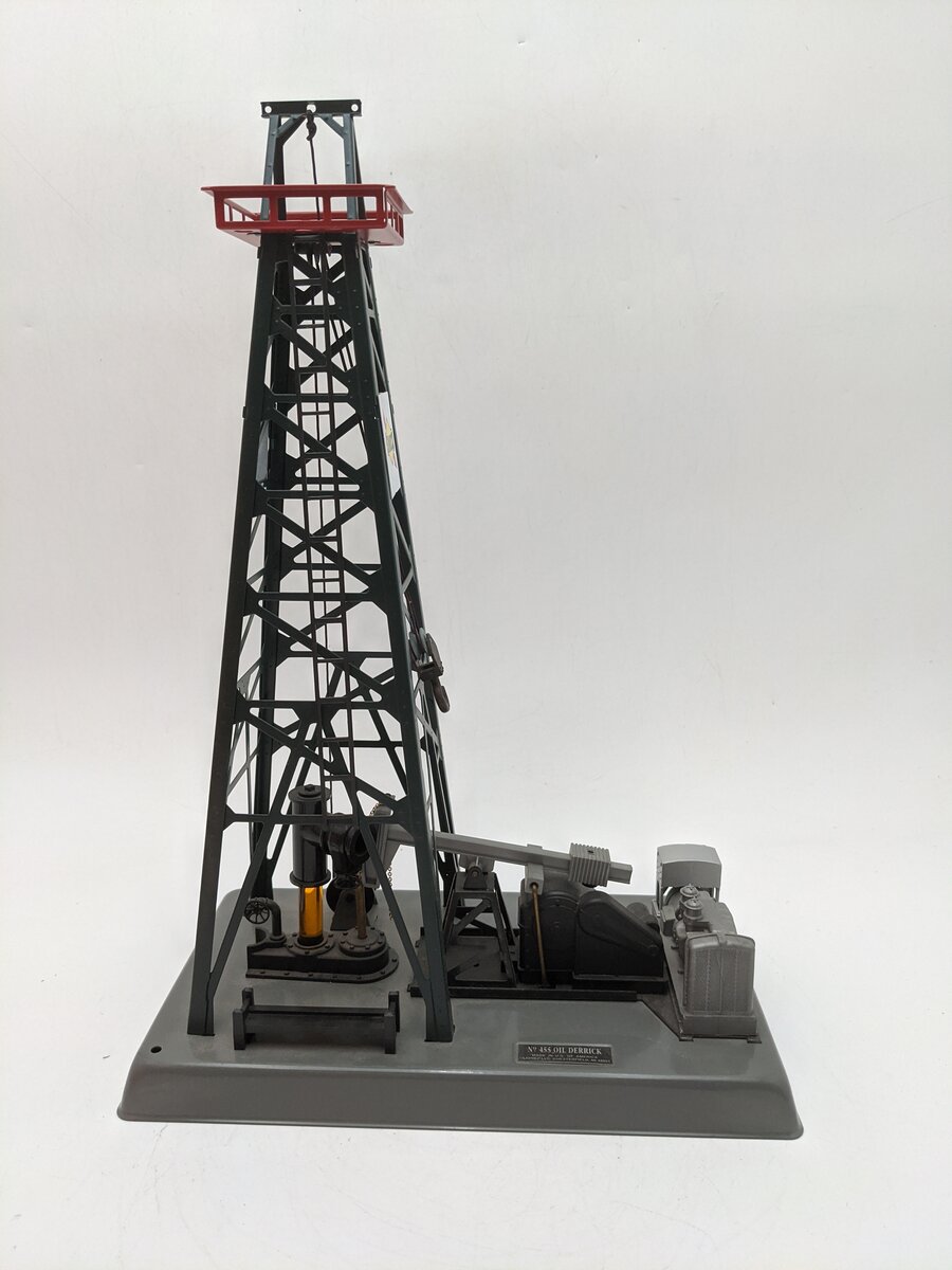Lionel 6-12944 O Gauge 455 Sunoco Animated Oil Derrick EX/Box