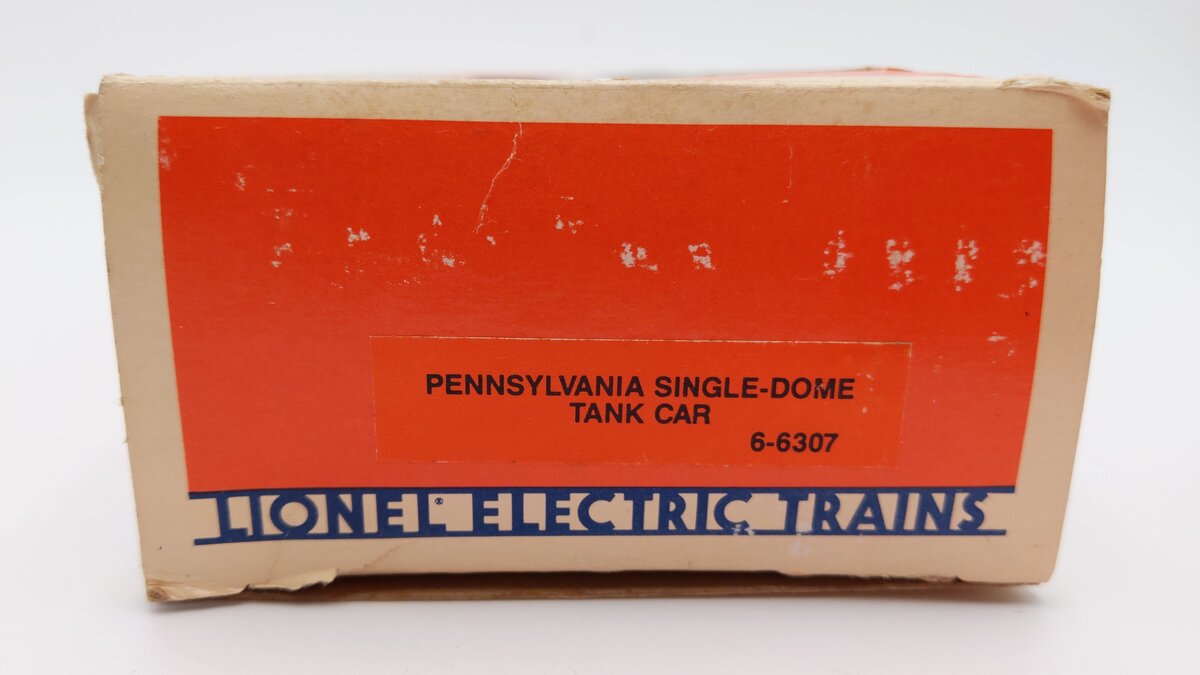 Lionel 6-6307 O Gauge Pennsylvania Single Dome Tank Car EX/Box