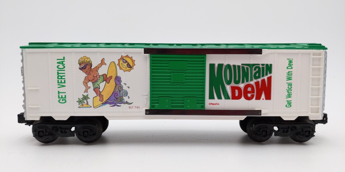 K-Line K646403 O Gauge Mountain Dew Boxcar EX/Box