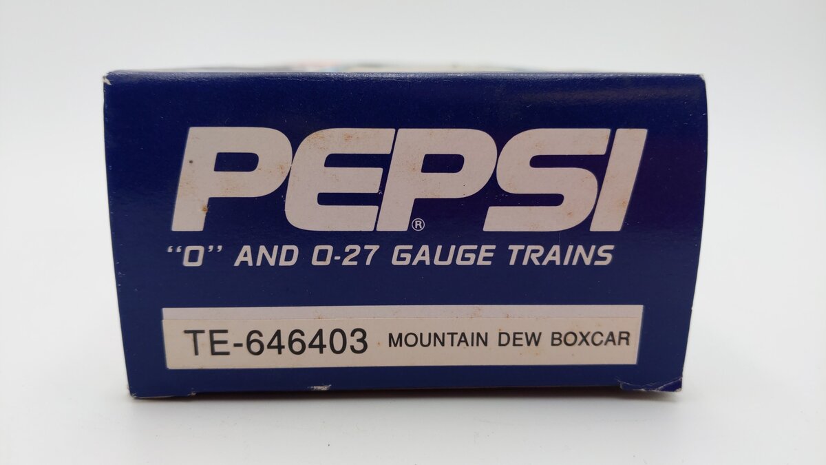 K-Line K646403 O Gauge Mountain Dew Boxcar EX/Box