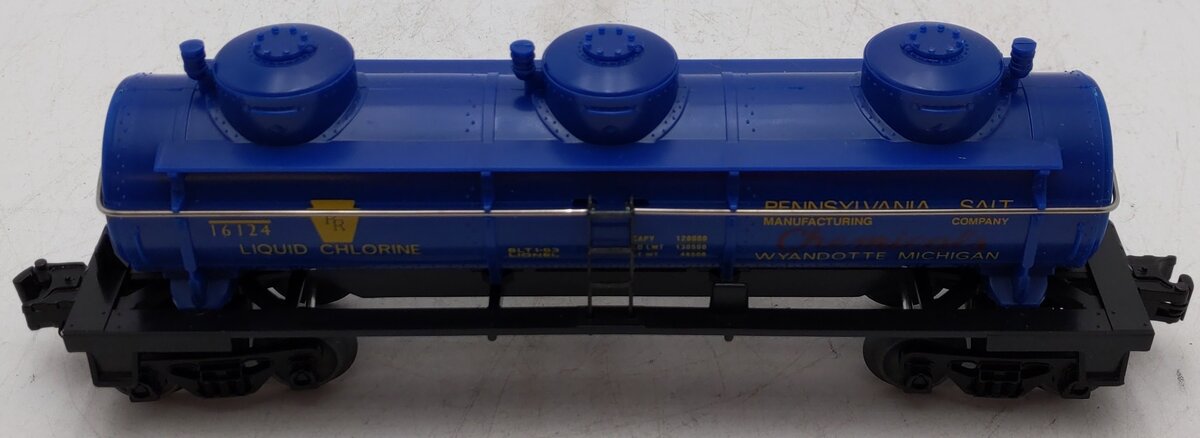 Lionel 6-16124 O Gauge Pennsylvania Salt 3-Dome Tank Car EX/Box