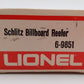 Lionel 6-9851 O Gauge Schlitz Billboard Reefer Car #9851 EX/Box