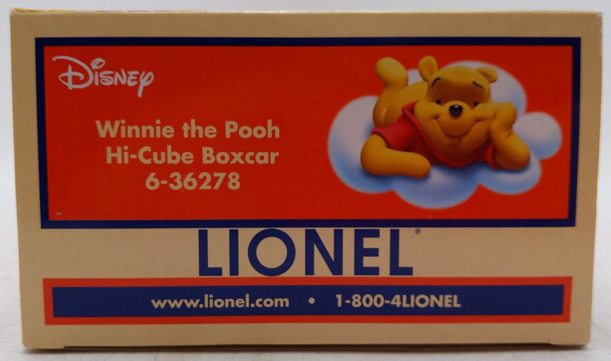 Lionel 6-36278 O Gauge Winnie the Pooh Hi-Cube Boxcar EX/Box