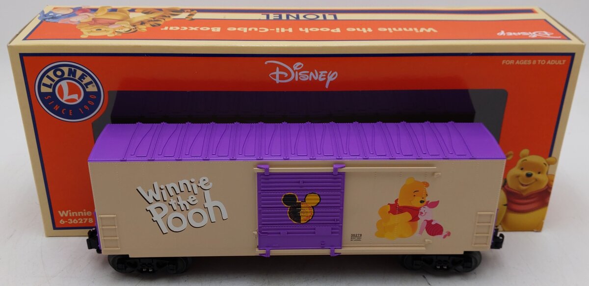 Lionel 6-36278 O Gauge Winnie the Pooh Hi-Cube Boxcar EX/Box