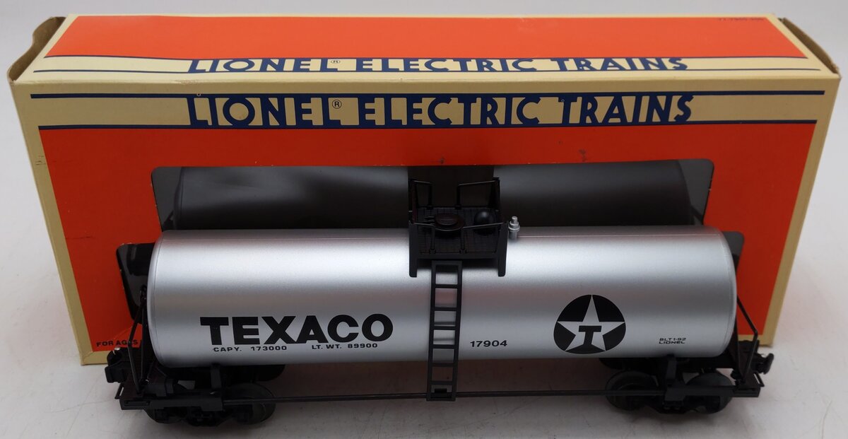 Lionel 6-17904 O Gauge Texaco Unibody Tank Car #17904 EX/Box