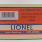 Lionel 6-29642 O Gauge Hershey's Jolly Rancher Single Dome Tank Car EX/Box