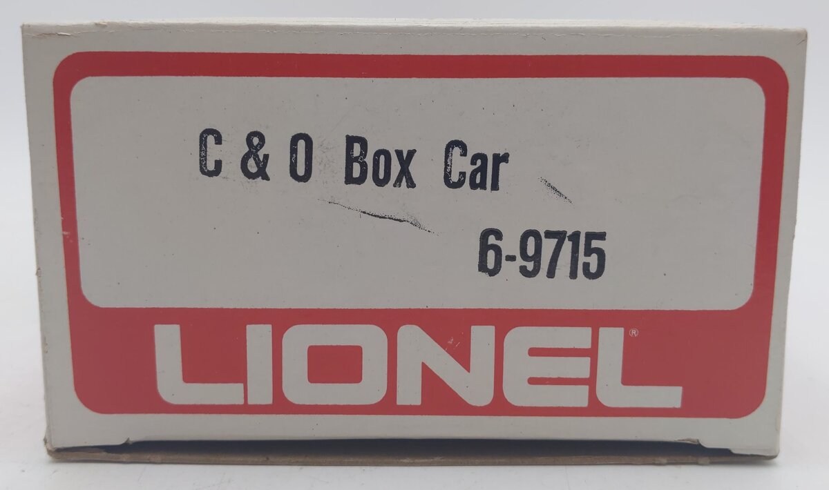 Lionel 6-9715 O Gauge Chesapeake & Ohio Boxcar EX/Box