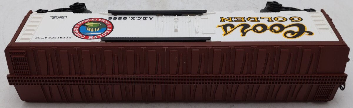 Lionel 6-9866 O Gauge Coors Beer Billboard Reefer Car #9866 EX/Box