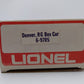 Lionel 6-9705 O Gauge Denver & Rio Grande Western Box Car LN/Box