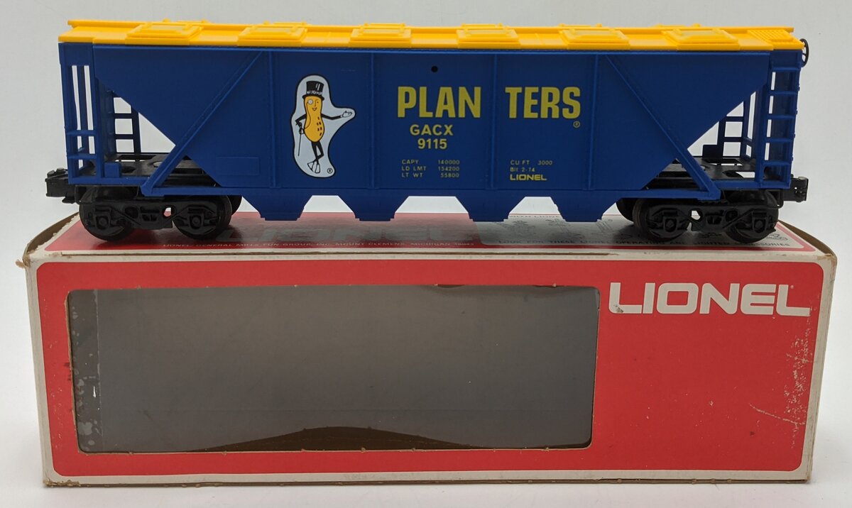 Lionel 6-9115 O Gauge Planters 4-Bay Billboard Hopper EX/Box