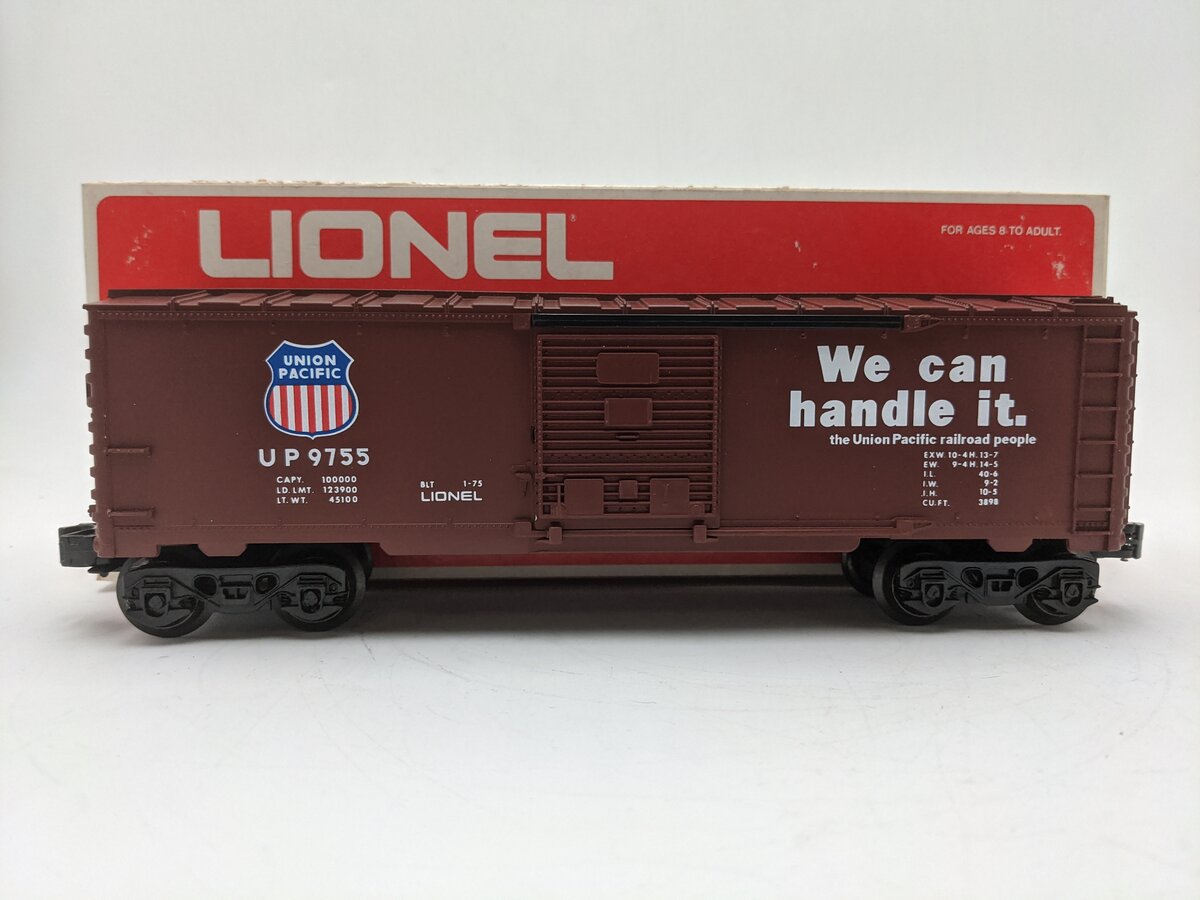 Lionel 6-9755 O Gauge Union Pacific Boxcar EX/Box
