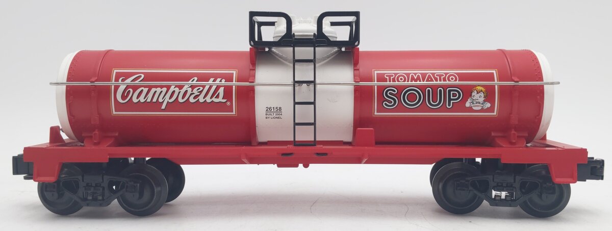 Lionel 6-26158 O Campbell's Soup Tank Car EX/Box