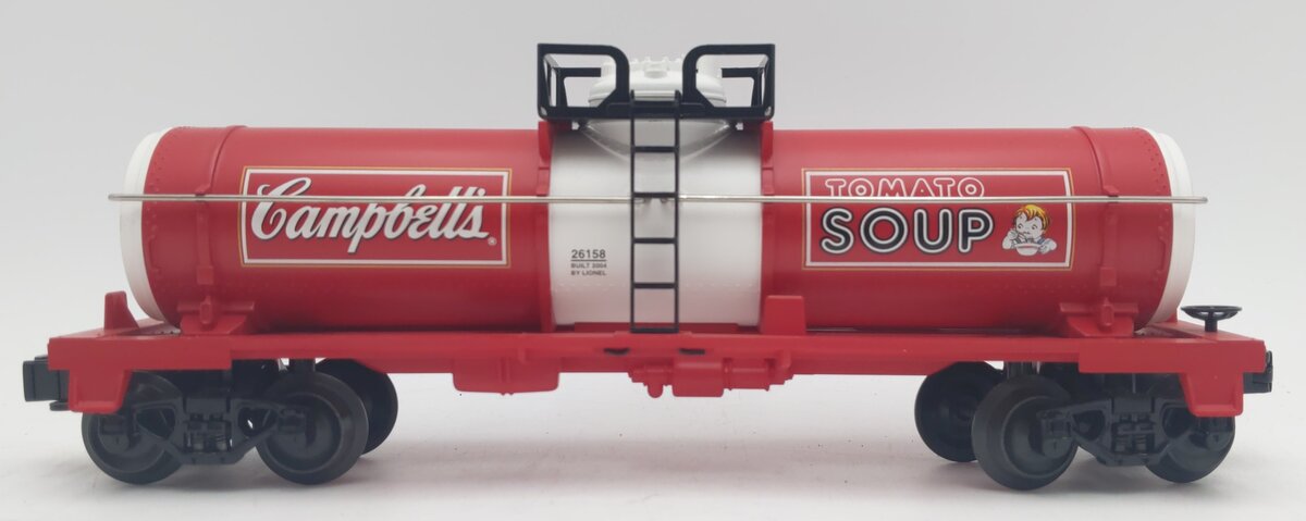 Lionel 6-26158 O Campbell's Soup Tank Car EX/Box