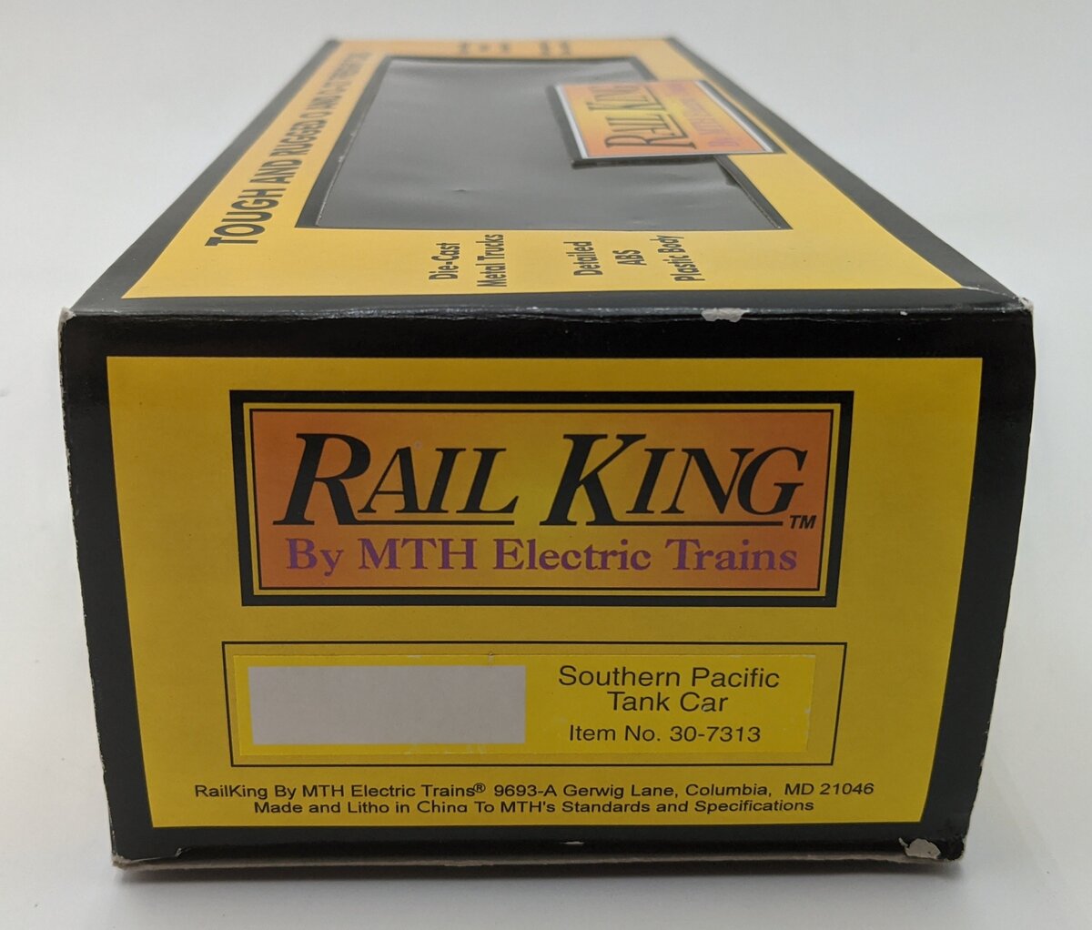 MTH 30-7313 O Gauge Southern Pacific Orange Single Dome Tank Car #52578 VG/Box