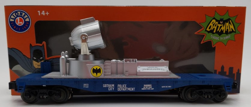 Lionel 1928570 O Gauge Batman Bat-Signal Searchlight Car #28570 EX/Box