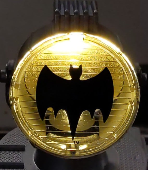 Lionel 1928570 O Gauge Batman Bat-Signal Searchlight Car #28570 EX/Box
