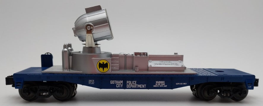 Lionel 1928570 O Gauge Batman Bat-Signal Searchlight Car #28570 EX/Box