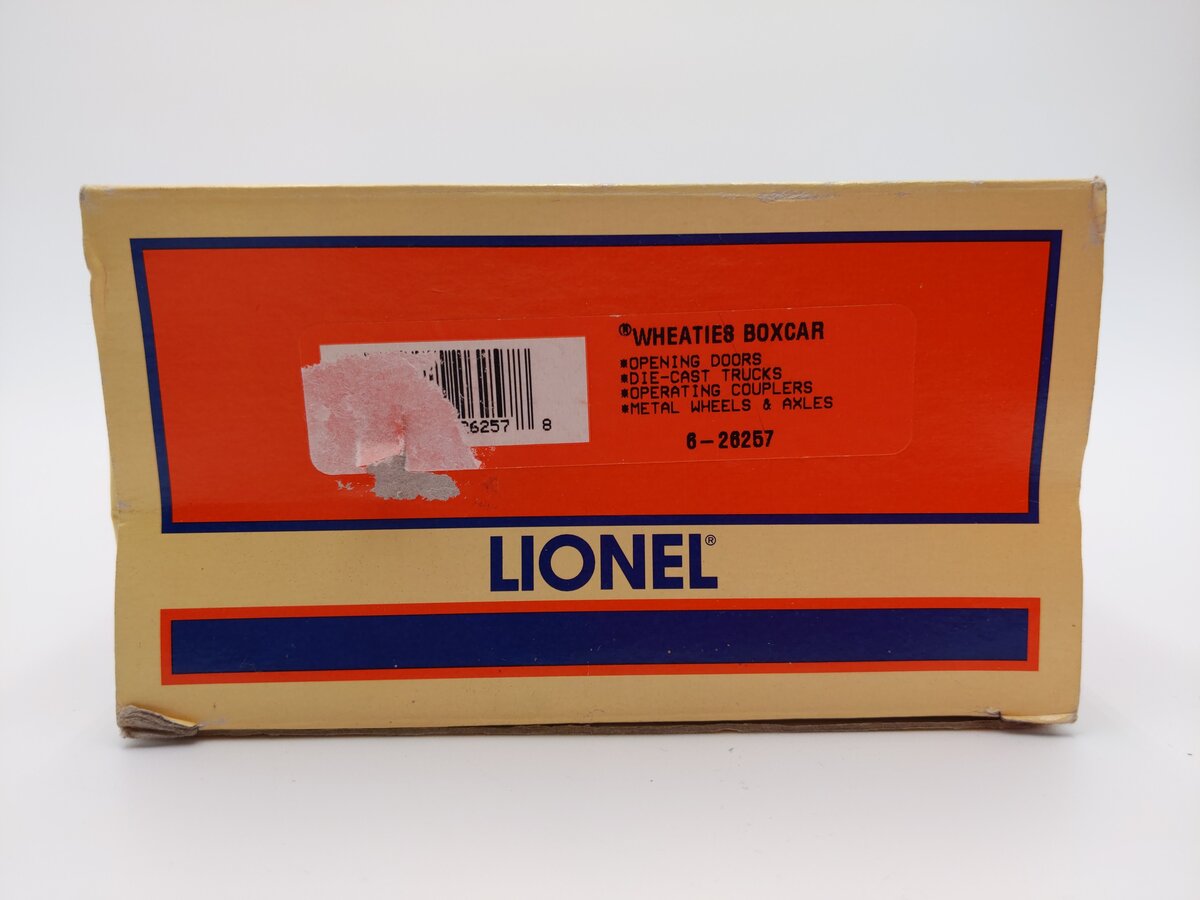 Lionel 6-26257 O Gauge Wheaties Boxcar #9700 VG/Box