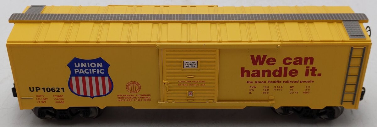 Menards 279-3985 O Scale Union Pacific We Can Handle It Boxcar #10621 EX/Box