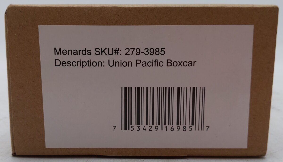Menards 279-3985 O Scale Union Pacific We Can Handle It Boxcar #10621 EX/Box