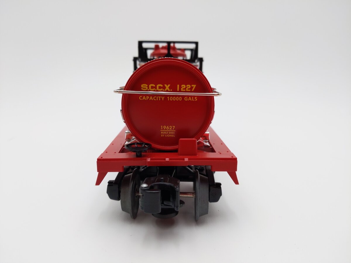 Lionel 6-19627 O Gauge Shell Single Dome Chrome Plated Tank Car #1227 EX/Box