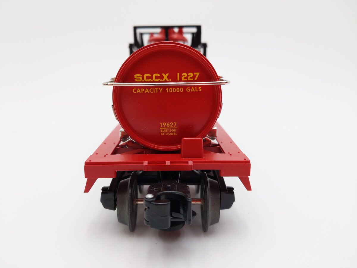 Lionel 6-19627 O Gauge Shell Single Dome Chrome Plated Tank Car #1227 EX/Box