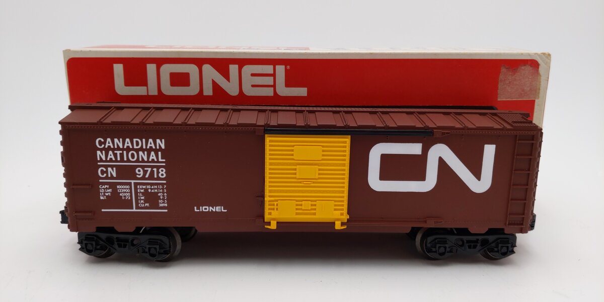 Lionel 6-9718 O Canadian National Box Car #9718 VG/Box