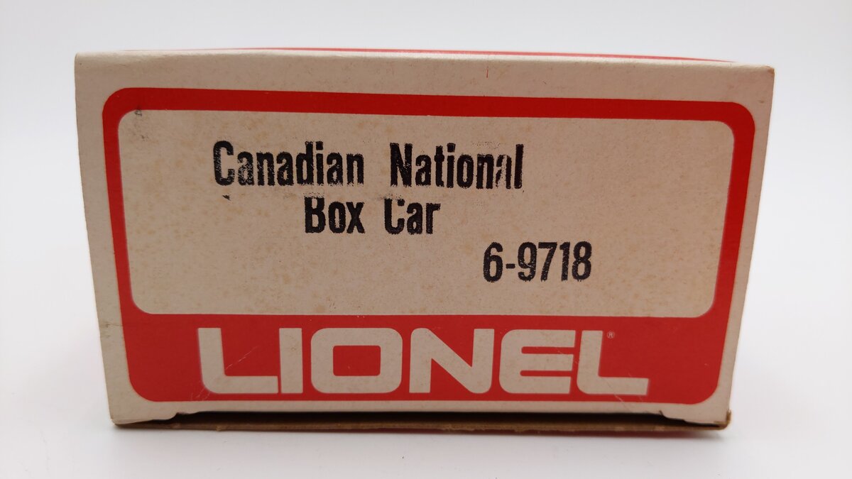Lionel 6-9718 O Canadian National Box Car #9718 VG/Box