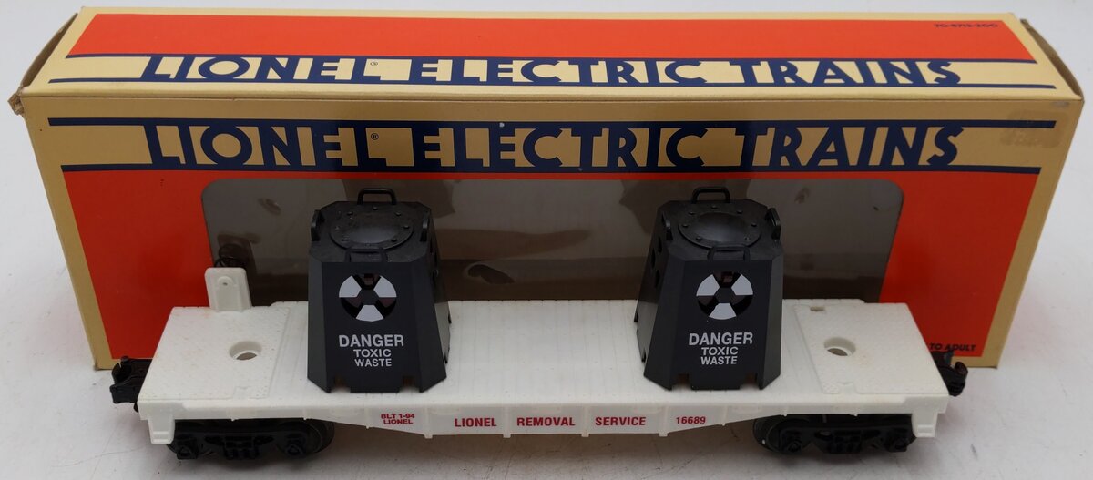 Lionel 6-16689 O Gauge Lionel Toxic Waste Car EX/Box