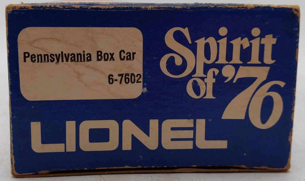 Lionel 6-7602 O Gauge Spirit of 76 State of Pennsylvania Boxcar #7602 VG/Box