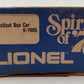 Lionel 6-7605 O Gauge Spirit of 76 State of Connecticut Boxcar #7605 EX/Box