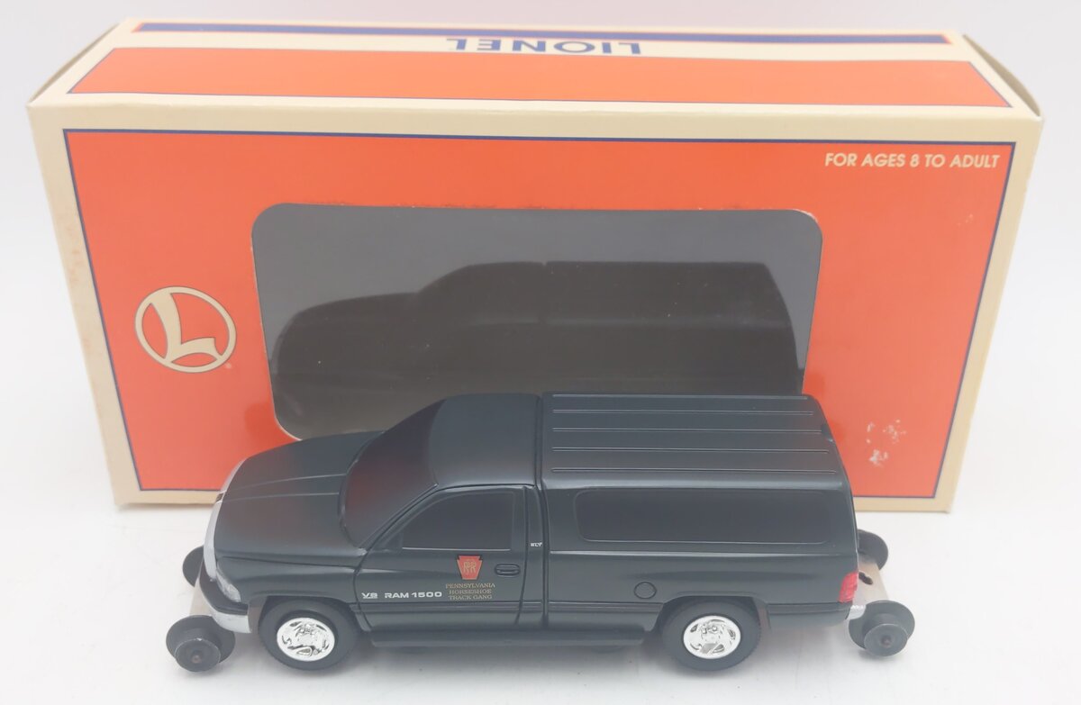 Lionel 6-18438 O Gauge Pennsylvania Dodge Ram Track Inspection Car VG/Box