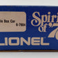 Lionel 6-7604 O Gauge State of Georgia Boxcar #7604 EX/Box